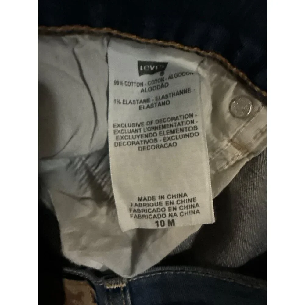 Levi's Women's 515 Classic Boot Cut Mid Rise Blue Jeans - Picture 10 of 10